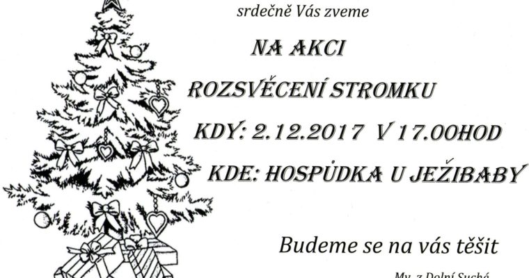 2. 12. Rozsvěcování Vánočního stromku