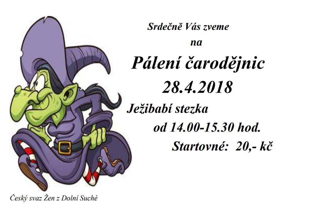 28. 4. 2018 – Pálení čarodějnic