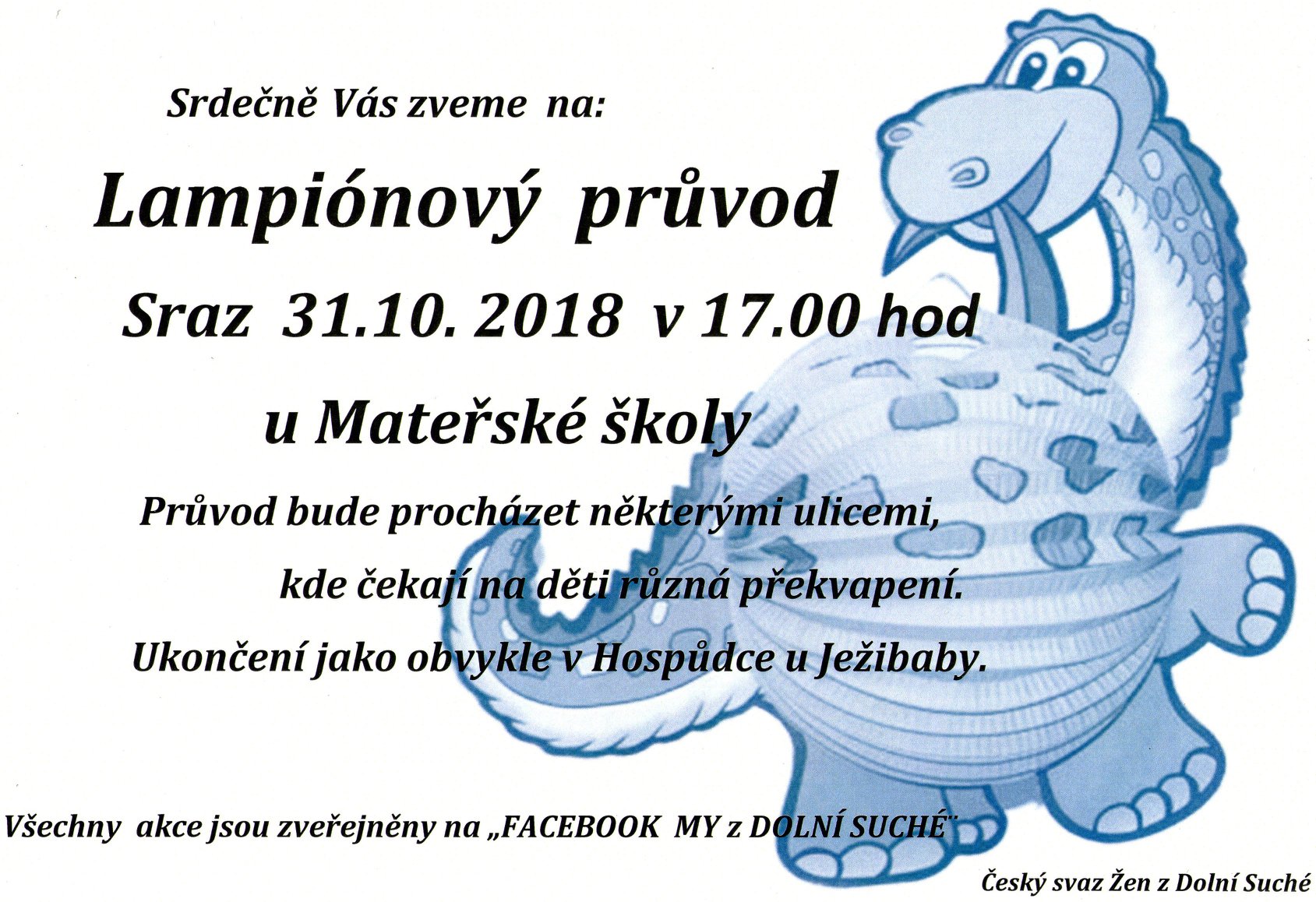 31.10.2018 – Lampionový průvod