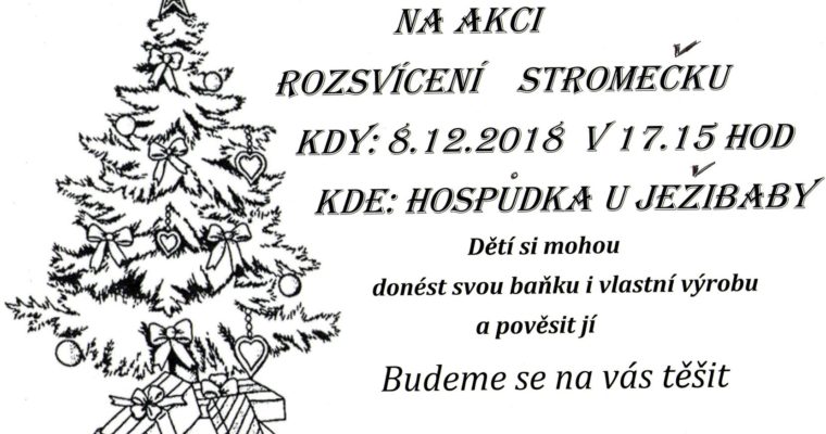 8.12.2018 Rozsvícení stromečku