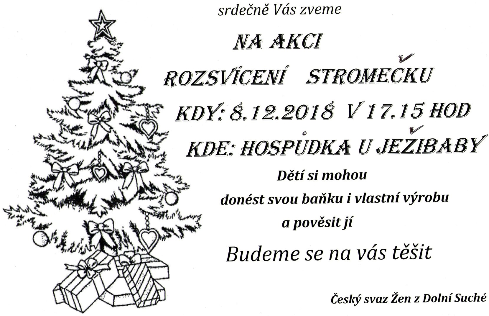 8.12.2018 Rozsvícení stromečku