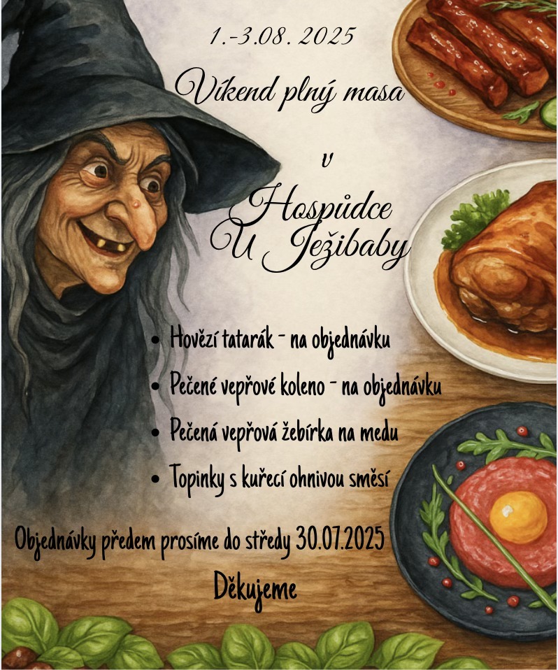 1.-3.8.2025 – VÍKEND PLNÝ MASA