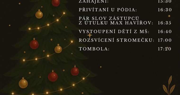 6.12. – Rozsvícení vánočního stromečku